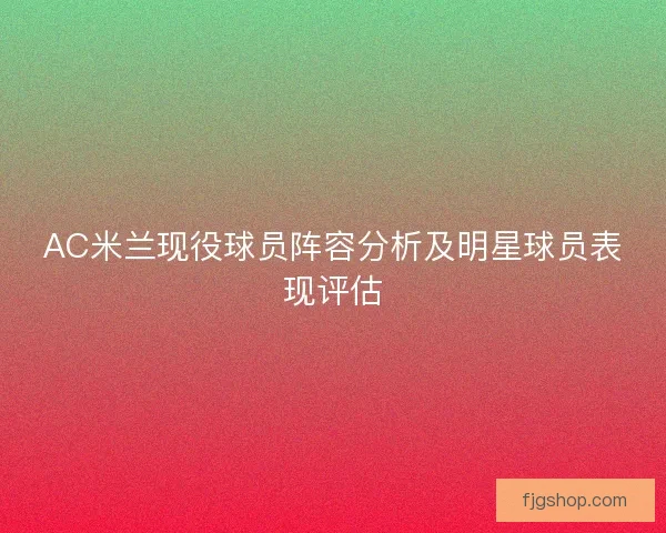 AC米兰现役球员阵容分析及明星球员表现评估